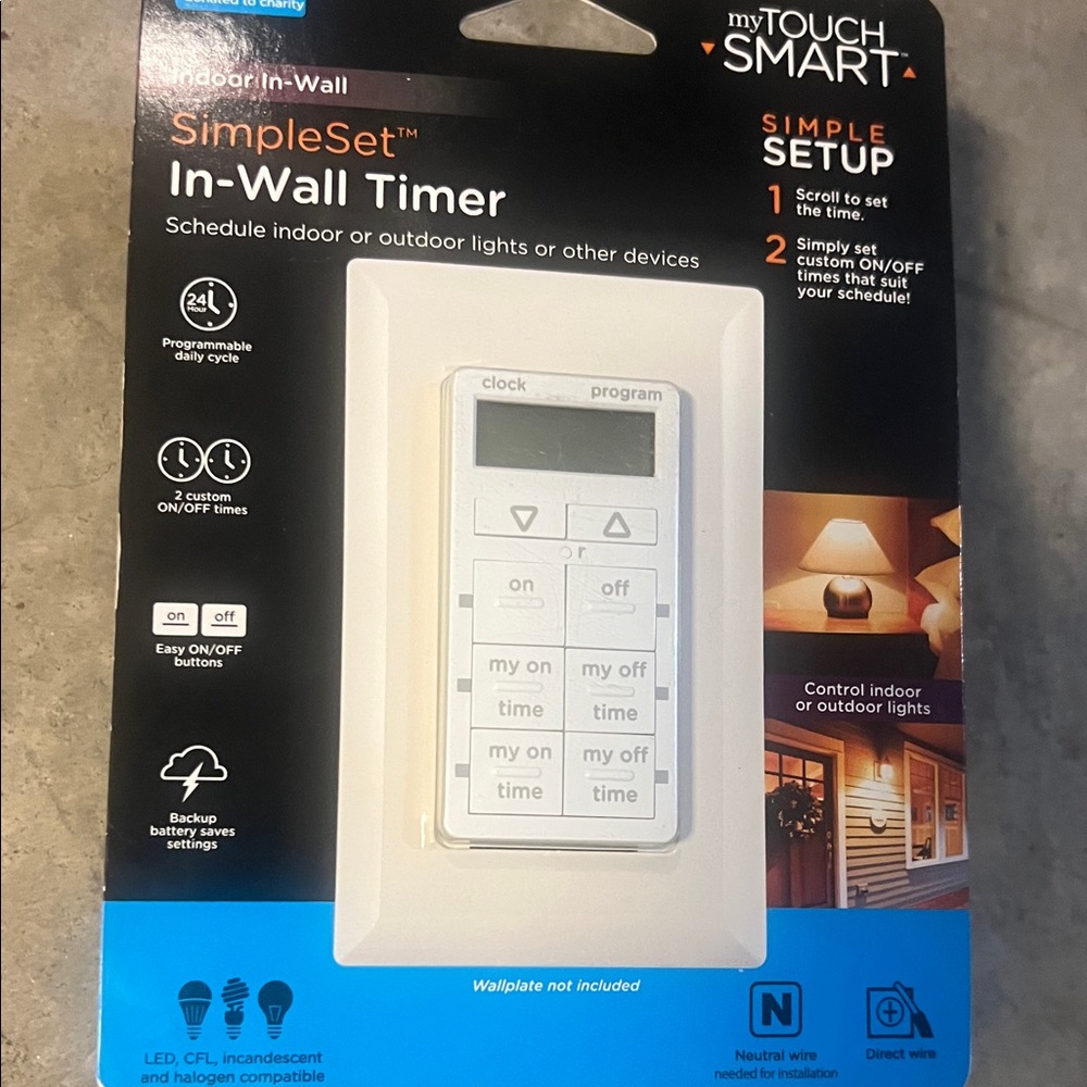 myTouchSmart In-Wall Timer - Picture 3 of 6
